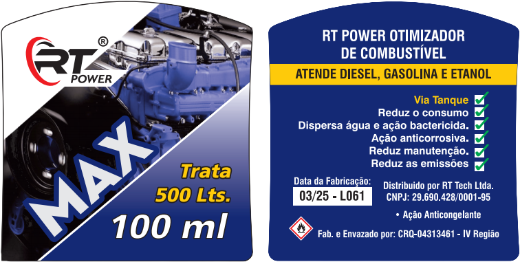 Rótulo RT Power MAX